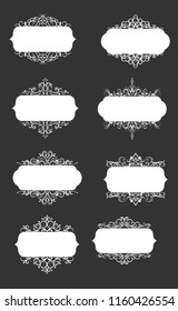 Vector illustration of old style label