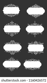 Vector illustration of old style label