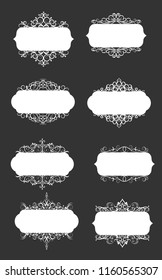 Vector illustration of old style label