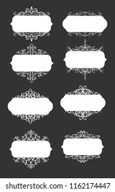 Vector illustration of old style label