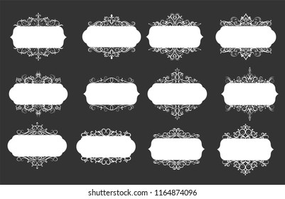 Vector illustration of old style label