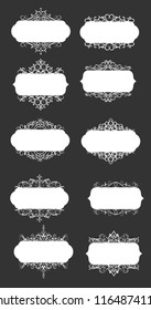 Vector illustration of old style label