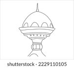 vector illustration, Oman, Muscat, vector Hand drawn