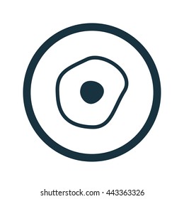 Vector illustration of omelette icon