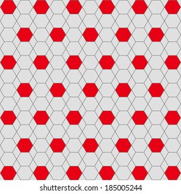 Vector illustration on an abstract background of the polygons.