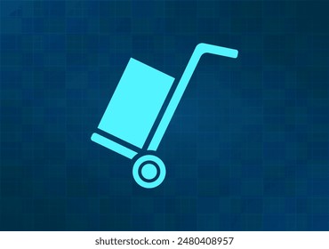 Vector illustration on blue background