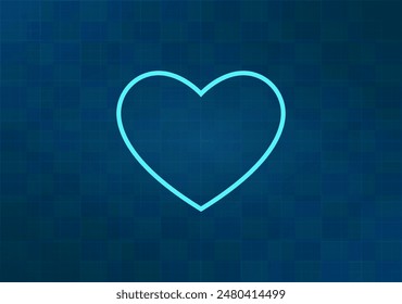 Vector illustration on blue background