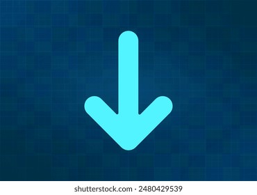 Vector illustration on blue background