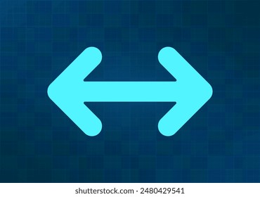 Ilustración vectorial sobre fondo azul