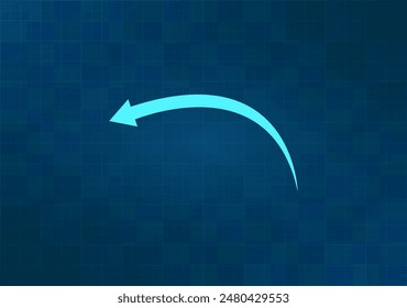 Vektorillustration auf blauem Hintergrund