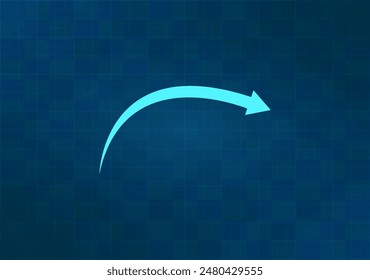 Vector illustration on blue background