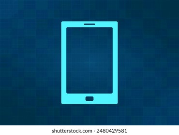 Vector illustration on blue background