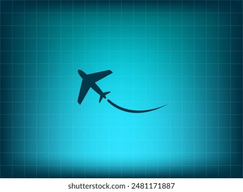 Vector illustration on blue background