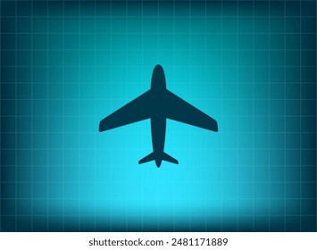 Vector illustration on blue background