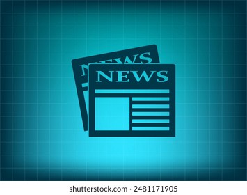 Vector illustration on blue background