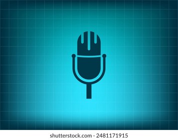 Vector illustration on blue background