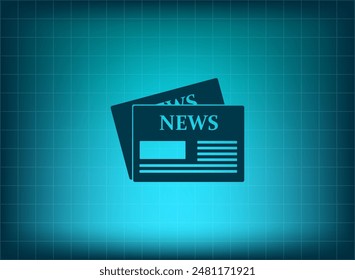 Vector illustration on blue background