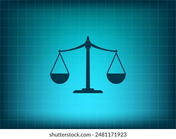 Vector illustration on blue background