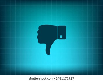 Vector illustration on blue background