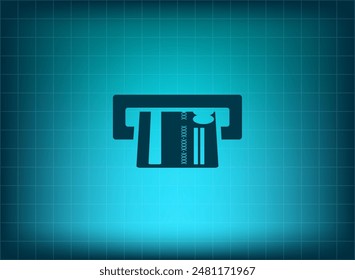 Vector illustration on blue background