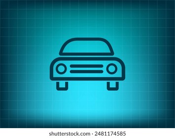 Ilustración vectorial sobre fondo azul