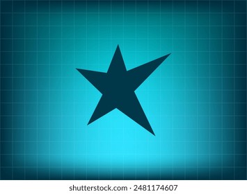Ilustración vectorial sobre fondo azul