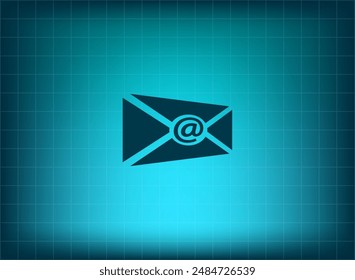 Vector illustration on blue background