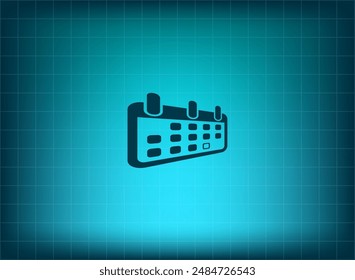 Vektorillustration auf blauem Hintergrund