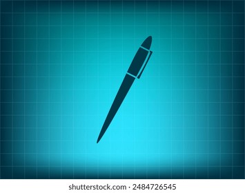 Vector illustration on blue background