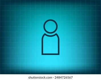 Vector illustration on blue background