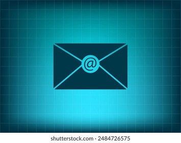 Vector illustration on blue background