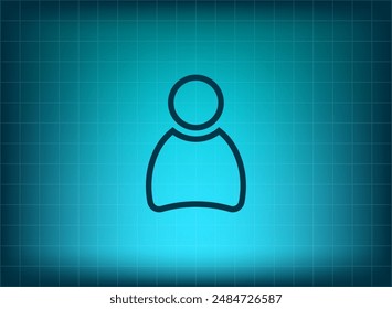 Ilustración vectorial sobre fondo azul
