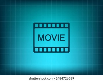 Vector illustration on blue background