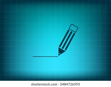 Vector illustration on blue background