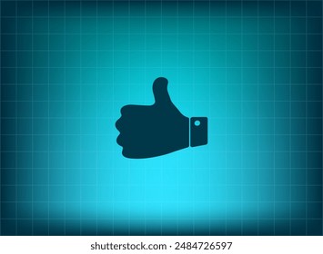 Vector illustration on blue background