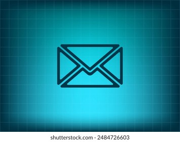 Ilustración vectorial sobre fondo azul