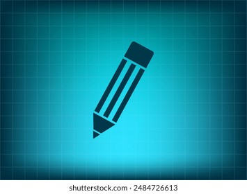 Ilustración vectorial sobre fondo azul