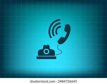 Vector illustration on blue background