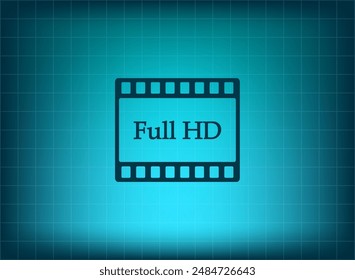 Vector illustration on blue background