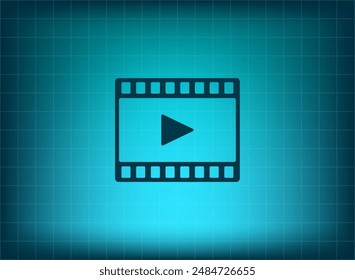 Vector illustration on blue background