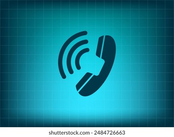 Vector illustration on blue background