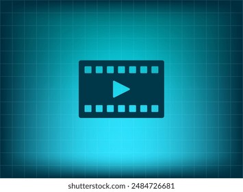 Vector illustration on blue background