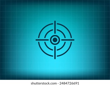 Vector illustration on blue background