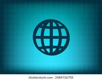 Vector illustration on blue background