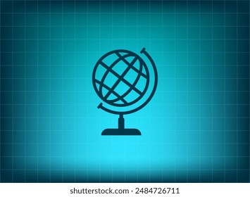 Vector illustration on blue background