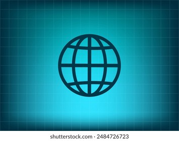 Vektorillustration auf blauem Hintergrund