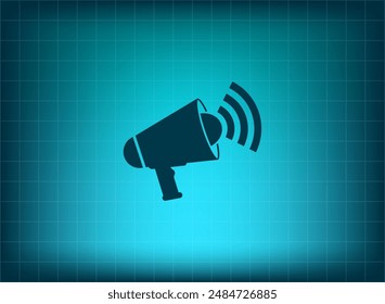Vector illustration on blue background