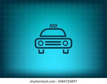 Vector illustration on blue background