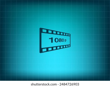 Ilustración vectorial sobre fondo azul