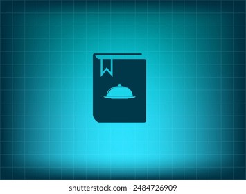 Ilustración vectorial sobre fondo azul